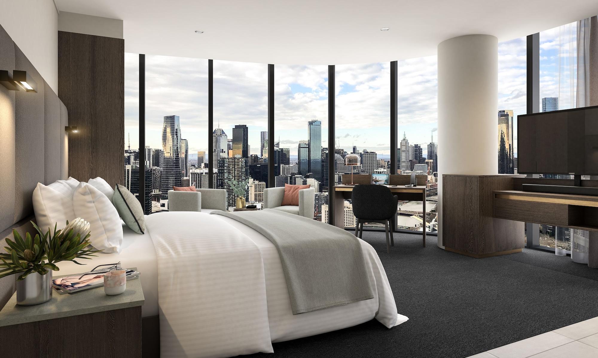 Aparthotel Oakwood Premier Melbourne Zewnętrze zdjęcie A proposed room at the hotel